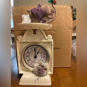 Mouse & Clock Candle Holder